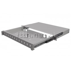 Przełącznica 1U 12xSC simplex, prowadnice teleskopowe.