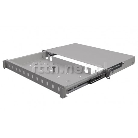 Przełącznica 1U 12xSC simplex, prowadnice teleskopowe.