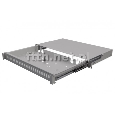 Przełącznica 1U 24xSC simplex, prowadnice teleskopowe.